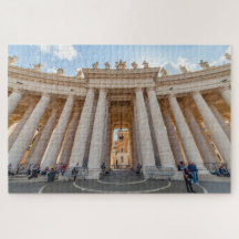 Bernini zuilengang, Sint-Pietersplein, Rome, Itali