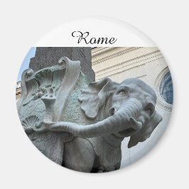Bernini's Olifant en Obelisk - Rome Italië Magneet