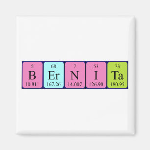 Bernita periodieke table name magnet magneet