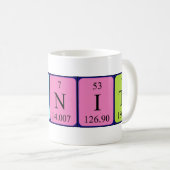 Bernita périodique nom de table mug (Devant droit)