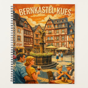 Bernkastel-Kues Allemagne Art de voyage vintage