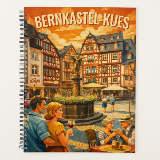 Bernkastel-Kues Duitsland Vintage Reis Kunst Planner