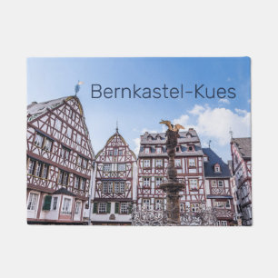 Bernkastel-Kues Historic Facades Germany Souvenir Deurmat
