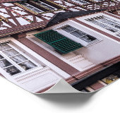 Bernkastel-Kues Historic Facades Germany Souvenir Poster (Hoek)