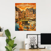 Bernkastel-Kues Voyage Art déco vintage (Bureau à domicile)