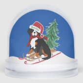 Bernois Mountain Chien Xmas Sled (Avant)