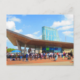 Beroemd Aquarium uitzicht uit Boston vanuit Bus Wi Briefkaart