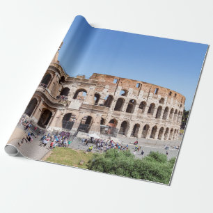 Beroemd Colosseum in Rome, Italië Cadeaupapier