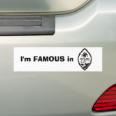 Beroemd in Guam Sticker (Op auto)