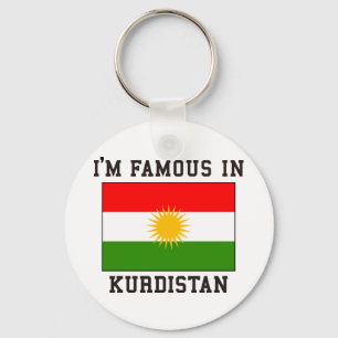 beroemd in Koerdistan Sleutelhanger