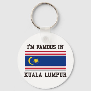 beroemd in Kuala Lumpur Sleutelhanger