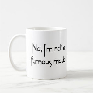 beroemd model koffiemok