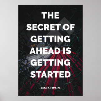 Beroemd Motivatie en Inspirerend citaat Poster