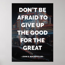 Beroemd Motivatie en Inspirerend citaat Poster