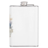 Beroemd oriëntatiepunt ontwerp heupfles (Achterkant)