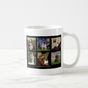 Beroemde Art Pug Composiet #1 Koffiemok