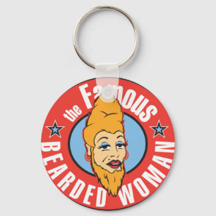 beroemde baard sleutelhanger