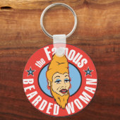 beroemde baard sleutelhanger (Voorkant)