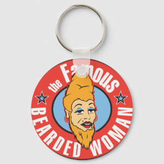 beroemde baardvrouw sleutelhanger