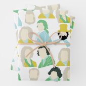 Beroemde componisten inpakpapier vel (In situ)