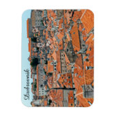Beroemde daken van de oude stad Dubrovnik - Dalmat Magneet (Verticaal)