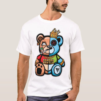 beroemde drukte t-shirt