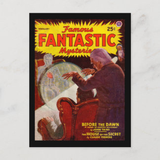 beroemde Fantastische mysteries 07-02_Pulp Art Briefkaart