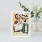 beroemde Franse cacaoreclame Briefkaart (Staand voorkant)