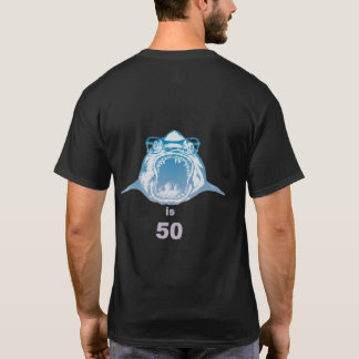 Beroemde haai is 50 (zwart T-shirt) T-shirt