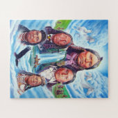 Beroemde Indiase chefs Indianen schilderen Legpuzzel (Horizontaal)