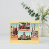  beroemde kerken van het Briefkaart van New York C (Staand voorkant)