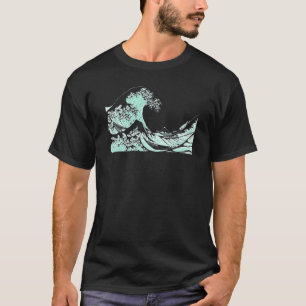 beroemde kunst Klassieke Great Ocean Wave Specia T-shirt
