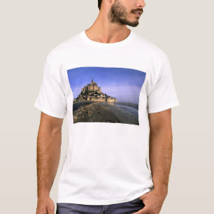 Beroemde Le Mont St. Michel-eilandvesting in T-shirt