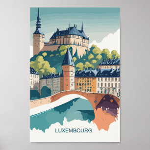 Beroemde Luxemburgse reisplaats Poster
