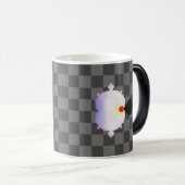 Beroemde Mandelbrot Set Magische Mok (Voorkant rechts)