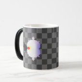 Beroemde Mandelbrot Set Magische Mok (Voorkant links)