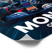 Beroemde reisplaats Monaco Poster (Hoek)