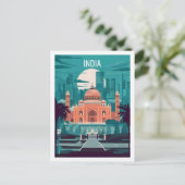 Beroemde reisplaats van India Briefkaart (Staand voorkant)
