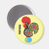 beroemde rooster van Barcelona Nr 06 Magneet (Voorkant / Achterkant)