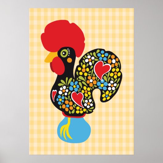 beroemde rooster van Barcelona Nr 06 Poster (Voorkant)