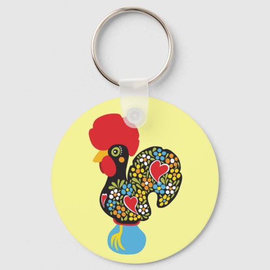 beroemde rooster van Barcelona Nr 06 Sleutelhanger (Voorkant)