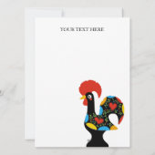 beroemde rooster van de uitnodiging van Barcelos N (Achterkant)