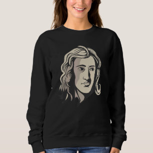beroemde Sir Isaac Newton Physicist Mathematicus A Trui