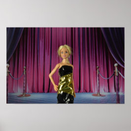 Beroemde sterren en beroemdheden poster