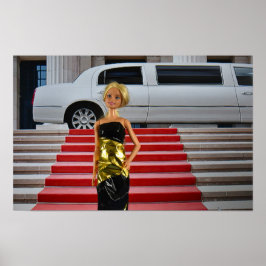 Beroemde sterren en beroemdheden poster