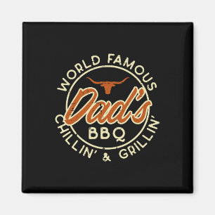 Beroemde vaders BBQ Grillin Barbecue Vaders Dag Pa Magneet