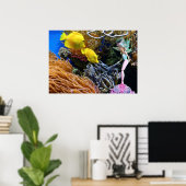 Beroemde zeemeermin poster (Thuiskantoor)