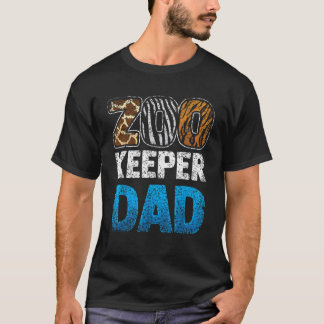 Beroep Dierentuin Dierenverzorger Safari Papa Dier T-shirt