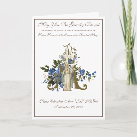 BEROEP VAN GELOFTE KAART (Voorkant)