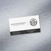 beroeps | vastgoedbelegger magnetisch visitekaartje (Voorbeeld)